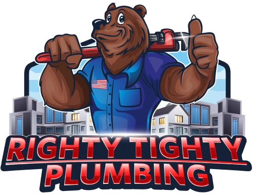 righty tighty plumbing logo